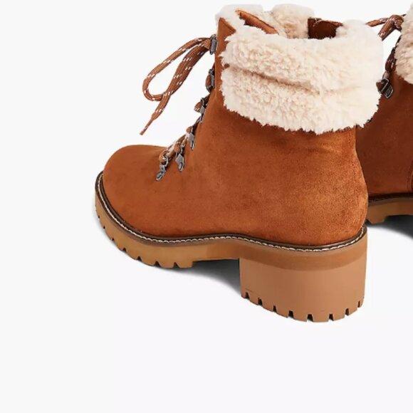 Lane Bryant Faux Fur Boot Lace Boots Size 9W (Left foot) 1 boot only!! - Picture 2 of 4